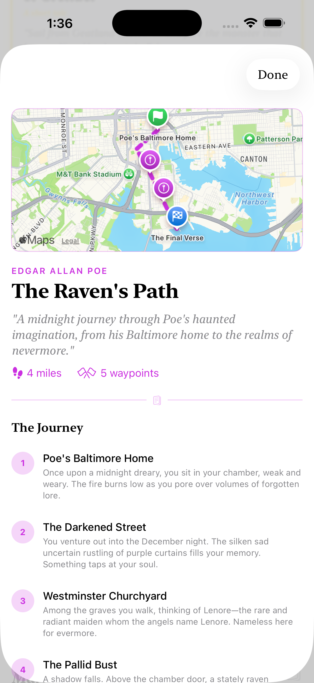 Story Preview - See waypoints